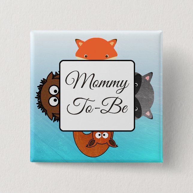 Mama zum Thema Button Fox Woodlands (Vorderseite)