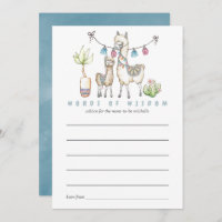 Mama zum Thema Wasserfarbe Lama