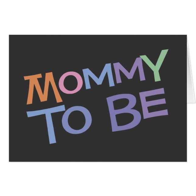 Mama zum zu sein (Vorderseite (Horizontal))