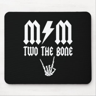 Mama zwei der Knochenkeletterfamilie Geburtstagski Mousepad