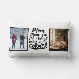 Mama Zwei Fotos Zitat In Meiner Ecke Soft Modern Lendenkissen