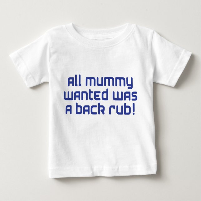 Mamablau Baby T-shirt (Vorderseite)