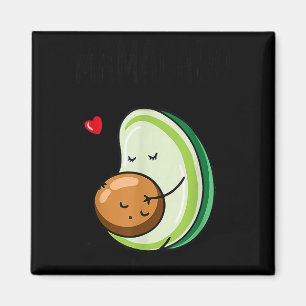 Mamacado Avocado Schwangere Mutter Schwangerschaft Magnet