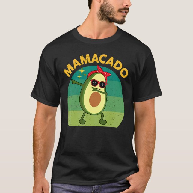 Mamacado Dabbing Avocado Kinder Männer Frauen Avoc T-Shirt (Vorderseite)