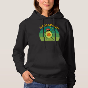 Mamacado Dabbing Pregnado Avocado Mum Vegetarian V Hoodie