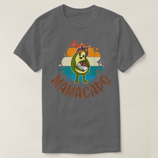 Mamacado, Frauenanvocado für Mädchen, Niedliche Ma T-Shirt (Design vorne)