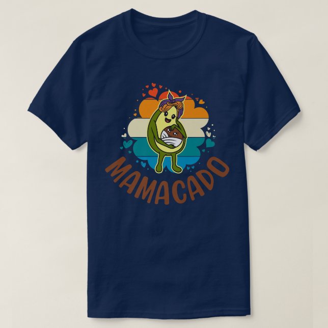 Mamacado, Frauenanvocado für Mädchen, Niedliche Ma T-Shirt (Design vorne)