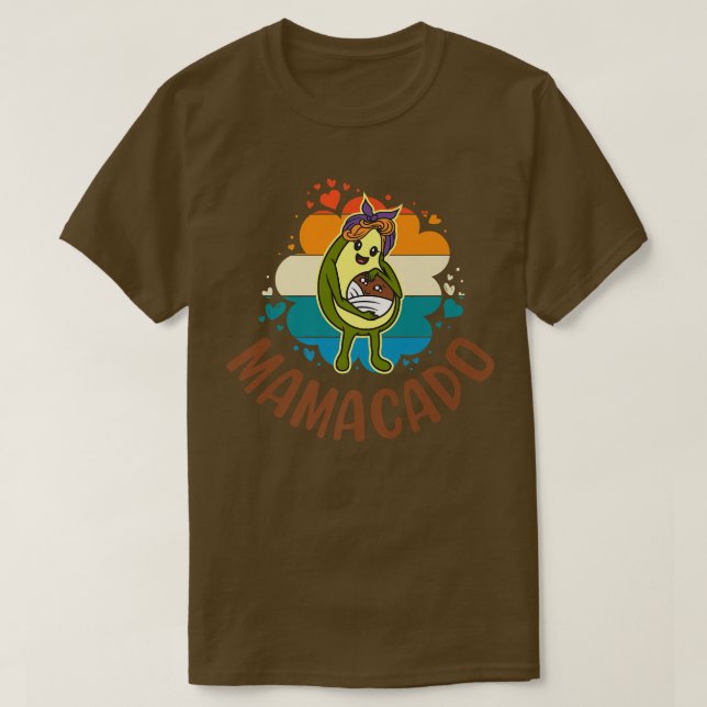 Mamacado, Frauenanvocado für Mädchen, Niedliche Ma T-Shirt (Design vorne)