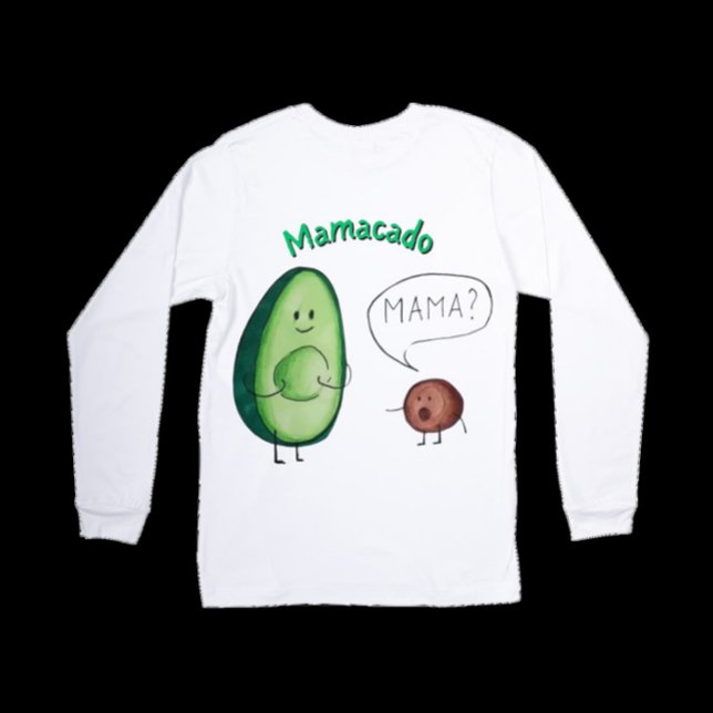 Mamacado Funny Avocado Mama Design - Niedliches Pu T-Shirt (Von Creator hochgeladen)