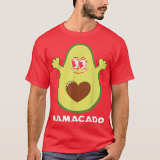Mamacado Funny Avocado Mama Mama Pun Matchin T-Shirt