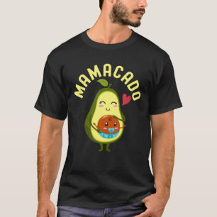 Mamacado Niedlich Avocado Mama Pregnancy Ankündig T-Shirt