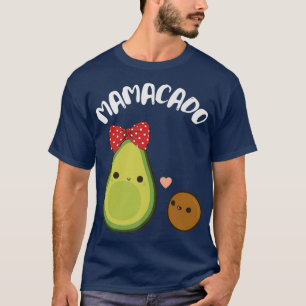 Mamacado Niedlich Avocado Schwangere Mama Vegan Mo T-Shirt