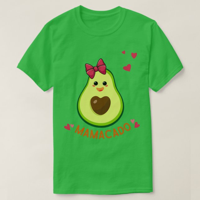 Mamacado Pregnancy Ankündigung Funny T-Shirt (Design vorne)