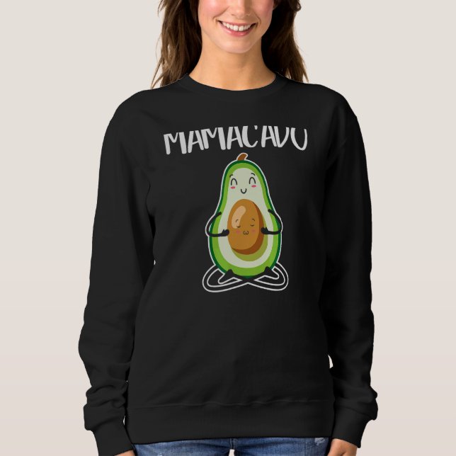 Mamacado Pregnancy Ankündigung Sweatshirt (Vorderseite)