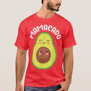 Mamacado Pregnant Avocado Pregnancy Ankündigung G T-Shirt