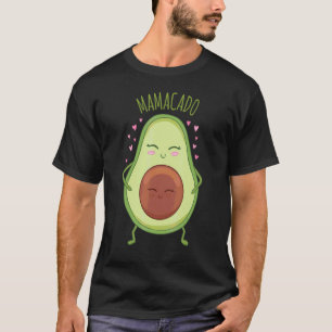 Mamacado Pregnant Avocado Pregnancy Ankündigung M T-Shirt