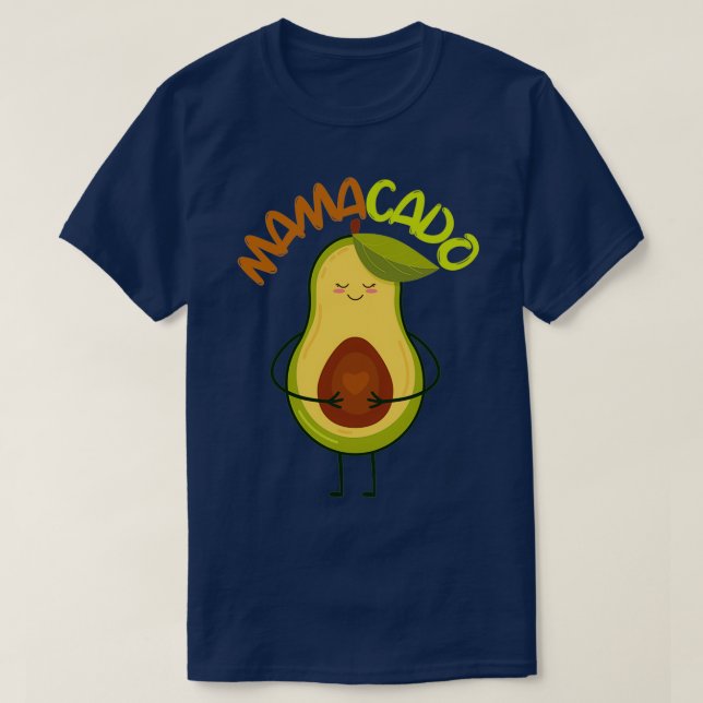 Mamacadofunny avocado 5 T-Shirt (Design vorne)