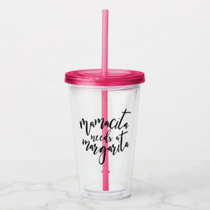 Mamacita benötigt eine Margarita-Trommel Acryltrinkbecher