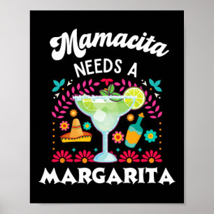 Mamacita braucht eine Margarita - Cinco De Mayo - Poster