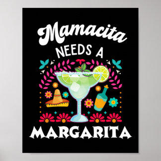 Mamacita braucht eine Margarita - Cinco De Mayo - Poster