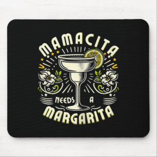 Mamacita braucht eine Margarita Lustiger Cinco De  Mousepad