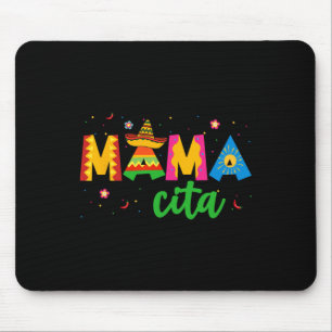 Mamacita Cinco De Mayo Sombrero Frauen Mama Mutti Mousepad