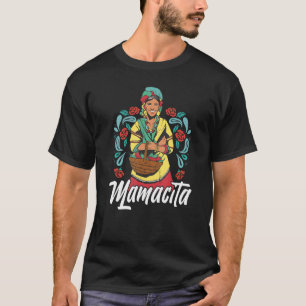 Mamacita Design Mexikanische Kultur und Erbe T-Shirt