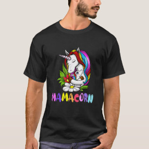 Mamacorn-Einhorn-Autismus-Kostüm-Mama-Muttertag T-Shirt