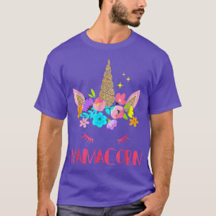 Mamacorn Einhorn Kostüme Niedliche Mama Muttertags T-Shirt