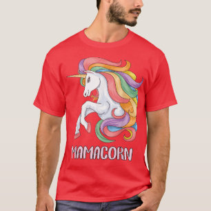 Mamacorn Einhorn Kostümwolke Mama Muttertag T-Shirt