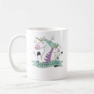 Mamacorn Einhorn Mama Mutterschaft Familie Muttert Kaffeetasse