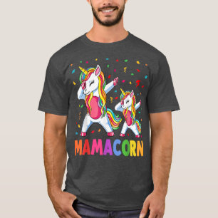 Mamacorn Einhorn Mutter Baby lustige Mutter Tag fü T-Shirt