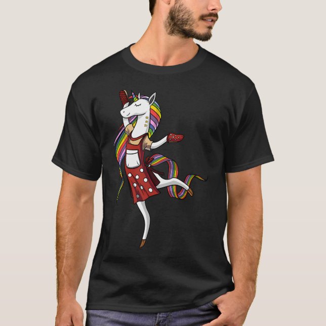 Mamacorn Einhorn-Mutter T-Shirt (Vorderseite)
