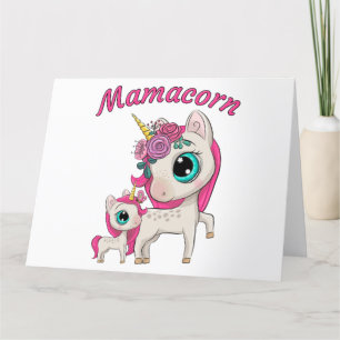 Mamacorn: Muttertagsgeschenk Mama & Tochter Unicor Dankeskarte