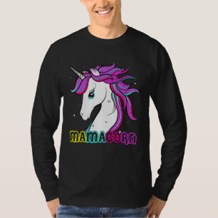 Mamacorn Niedliche Einhorn-Mama Kostüm Muttertag T-Shirt