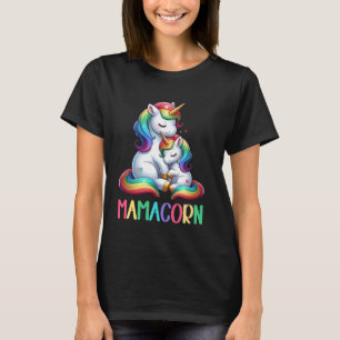 Mamacorn Unicorn Kostüm Funny Mama Mama Mother's D T-Shirt