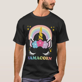 Mamacorn Unicorn Mama Niedlich Einicorn Mama Mamac T-Shirt