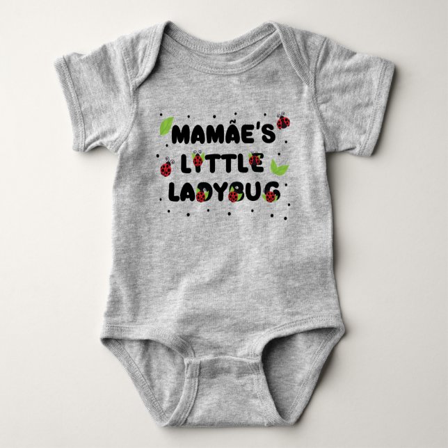 Mamães Kleine Ladybug - Niedlich Baby Strampler (Vorderseite)