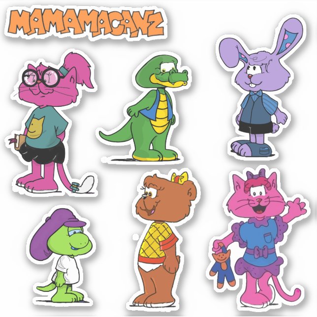 Mamamacanz Stickers Aufkleber (Vorderseite)