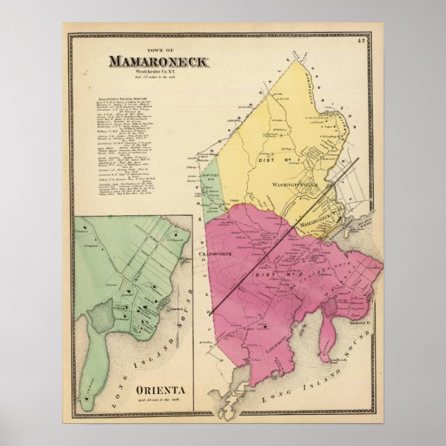 Mamaroneck Town, Orienta Poster (Vorne)