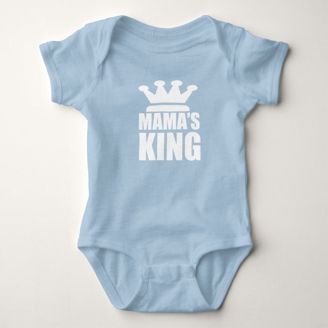 Mamas Baby King Strampler (Vorderseite)