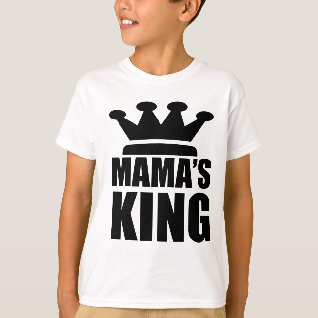 Mamas Baby King T-Shirt (Vorderseite)