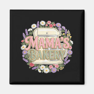 Mamas Bäckerei Süße Backwaren Dessert Köchin Flora Magnet