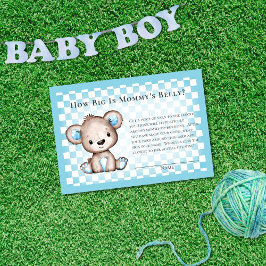 Mamas Bauch Größe Niedlich Bear Picnic Baby Showsp Begleitkarte
