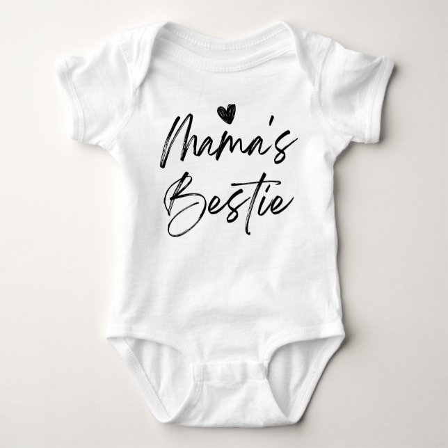 Mamas Bestie Baby Bodysuit Baby Strampler (Vorderseite)