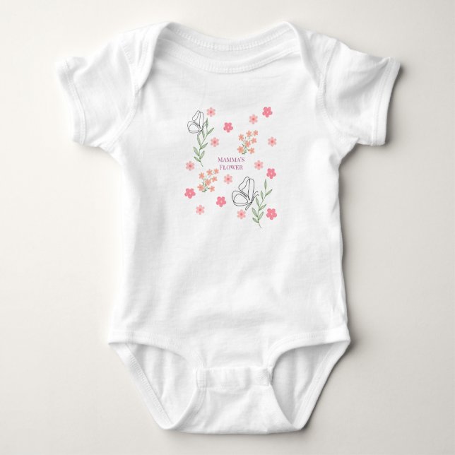 Mamas Blume Baby Strampler (Vorderseite)