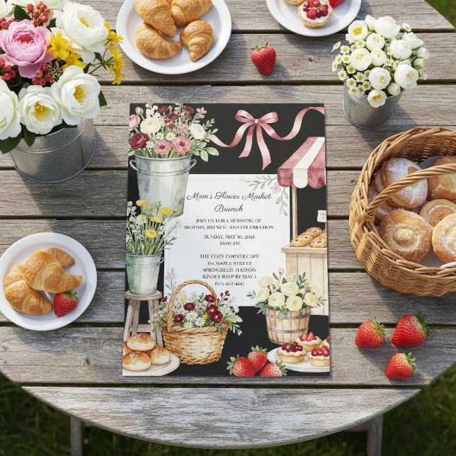 Mamas Blumenmarkt-Brunch am Muttertag Einladung (Von Creator hochgeladen)