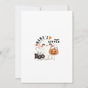 Mamas Boo - Niedliches Kawaii Halloween Boo 2025 G Feiertagskarte