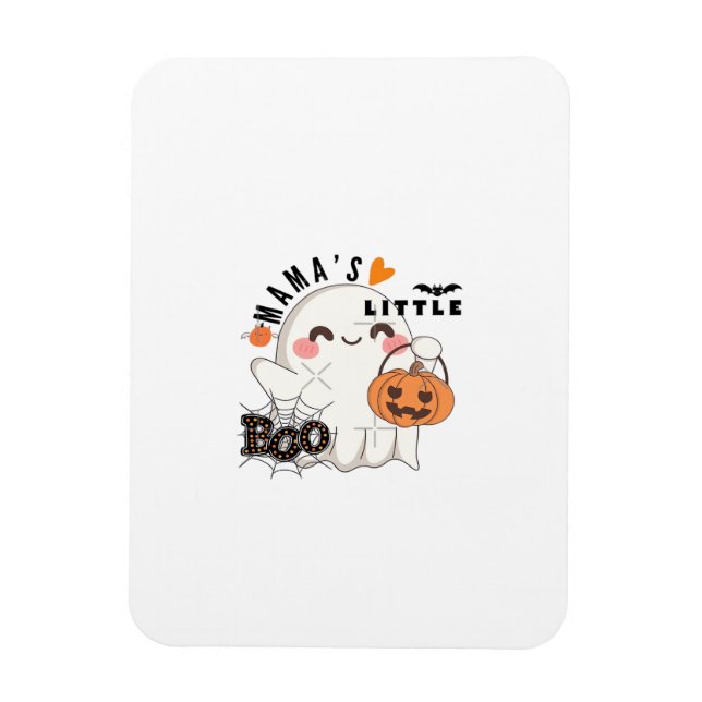 Mamas Boo - Niedliches Kawaii Halloween Boo 2025 G Magnet (Vertikal)