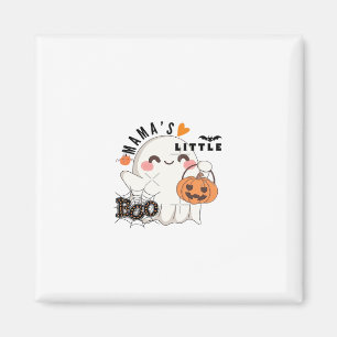 Mamas Boo - Niedliches Kawaii Halloween Boo 2025 G Magnet